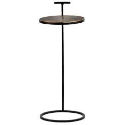 3 Anstelltische in Rund Loft Style - Etobina (dreiteilig)