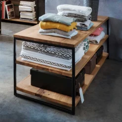 3 Böden Regal in 120 cm oder 160 cm Breite - Sluganov II