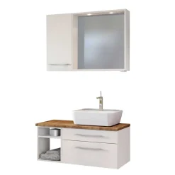 90 cm Bad Einrichtung Waschplatz - Enwicos (dreiteilig)