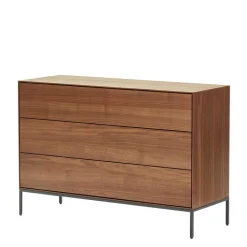 110 cm breite Kommode mit drei Schubladen - Milena