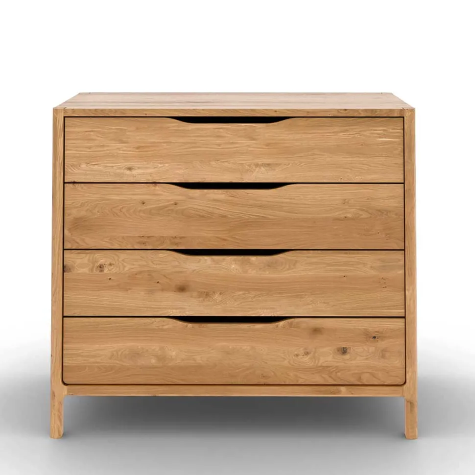 95 cm breite Kommode mit vier Schubladen - Laida