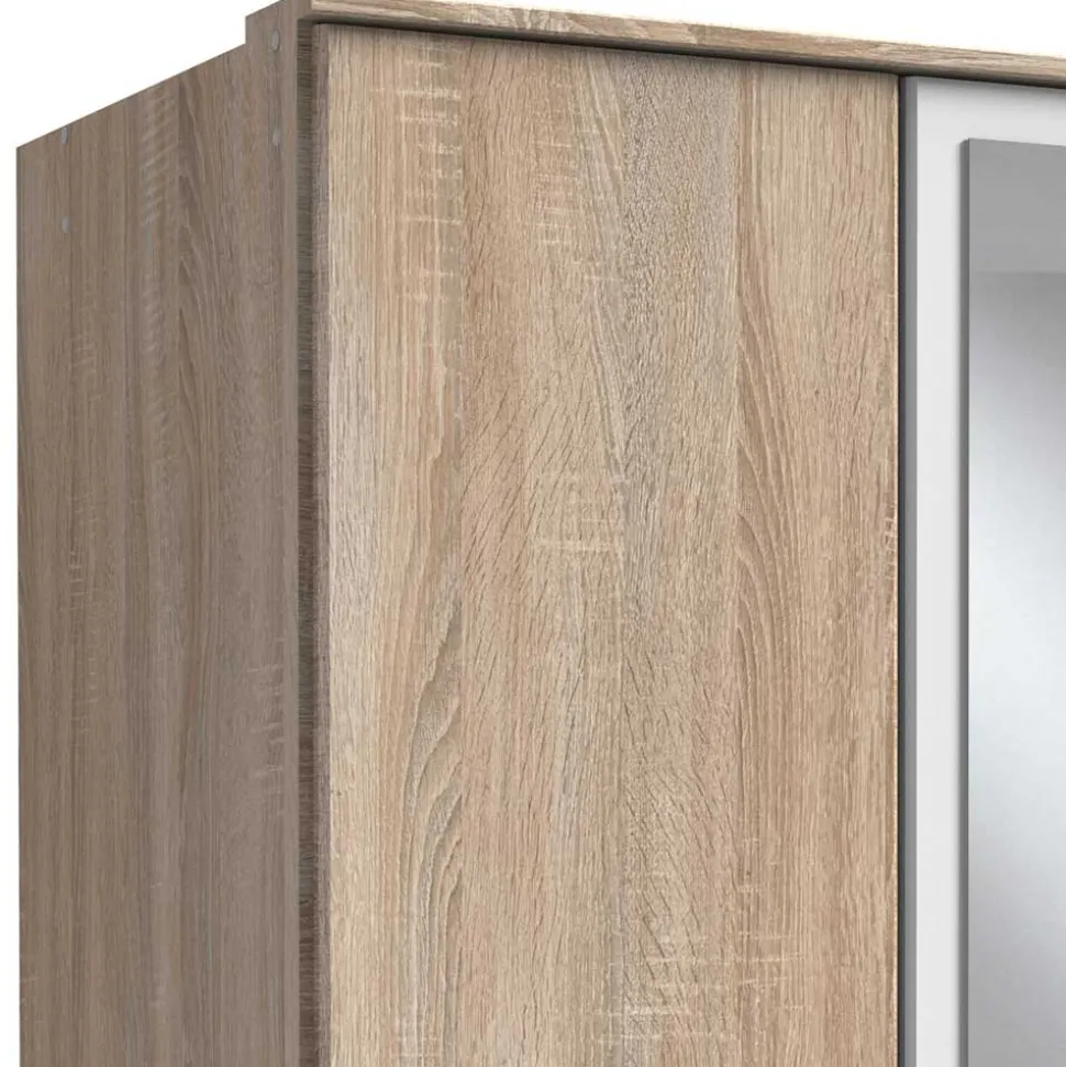 91 cm breiter Kombi-Kleiderschrank mit Spiegel - Coros