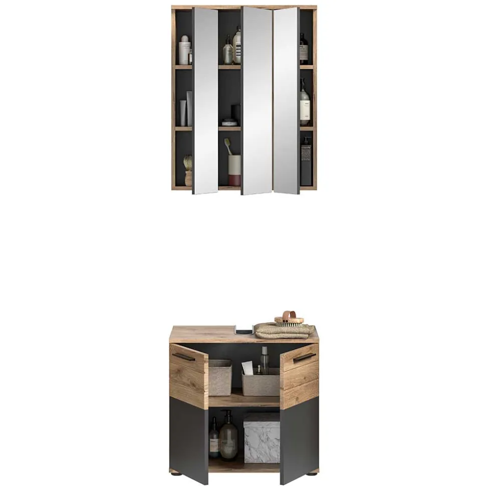 60 cm breiter Waschplatz fürs Bad - Depart (zweiteilig)