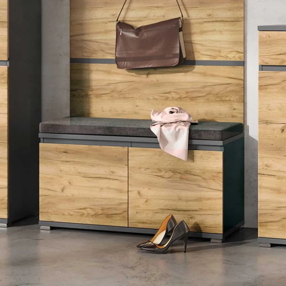 246 cm breites Flurmöbel Set modern - Orsecca (fünfteilig)