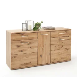 150 cm breites Sideboard aus Echtholz - Crokas