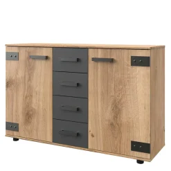 130 cm breites Sideboard in Plankeneiche NB - Enegal