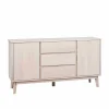 152 cm breites Sideboard in White Wash - Navassa