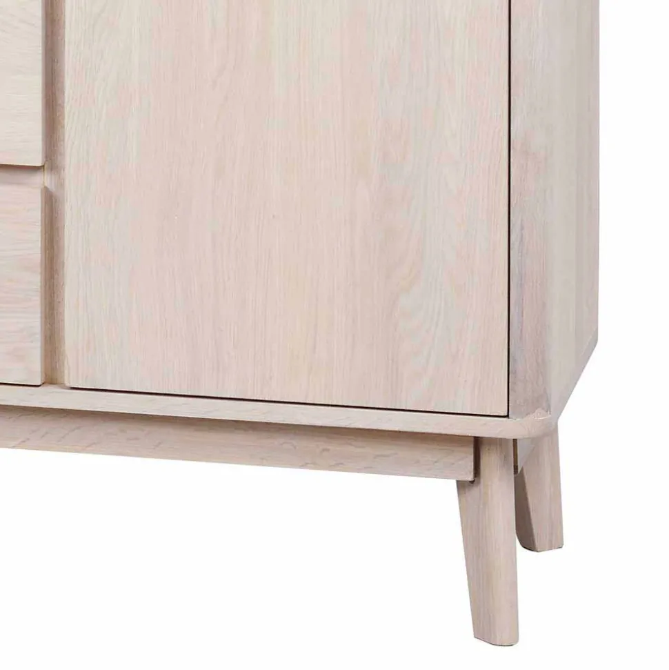 152 cm breites Sideboard in White Wash - Navassa