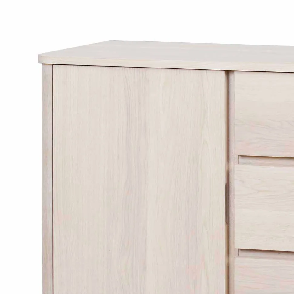 152 cm breites Sideboard in White Wash - Navassa