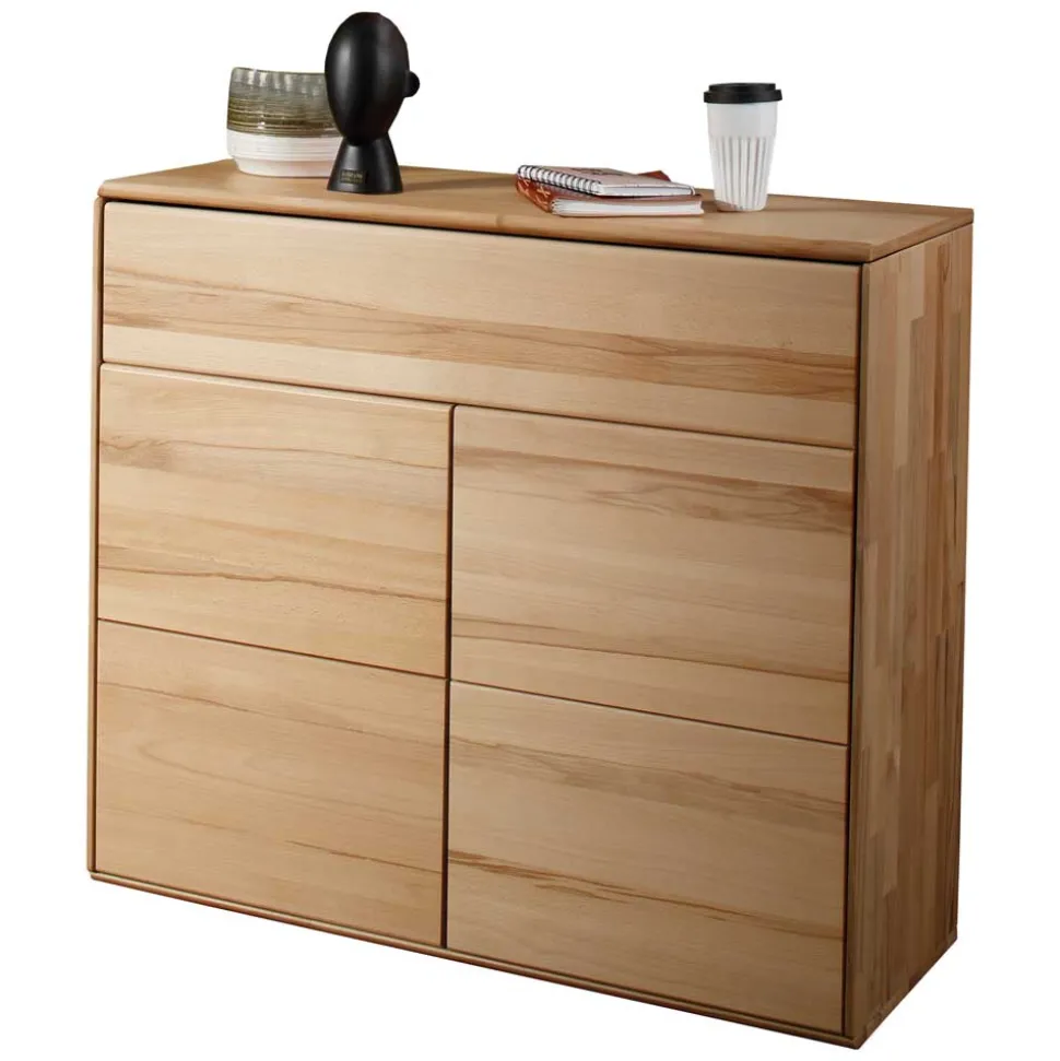 100 cm breites Vertiko aus Kernbuche massiv - Namgon