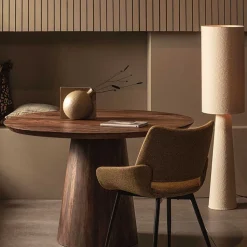 130 cm hohe Stehleuchte in Beige - Vacances