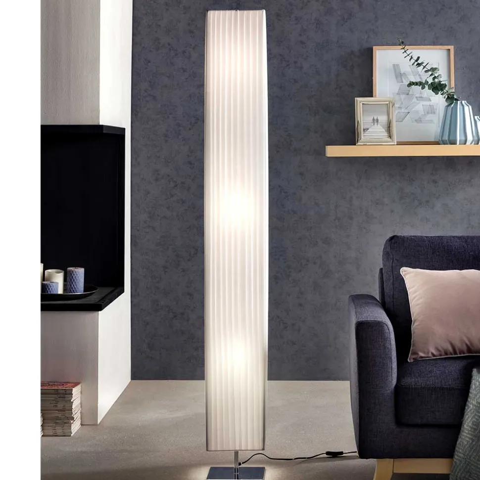 160 cm hohe Stehleuchte in eckigem Design - Calivias