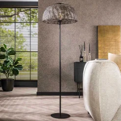 164 cm hohe Stehleuchte mit halbrundem Schirm - Filax