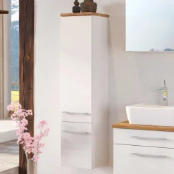 130 cm hoher Badschrank für Wandmontage - Enwicos