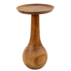 59 cm hoher Beistelltisch aus Akazie Massivholz - Nics