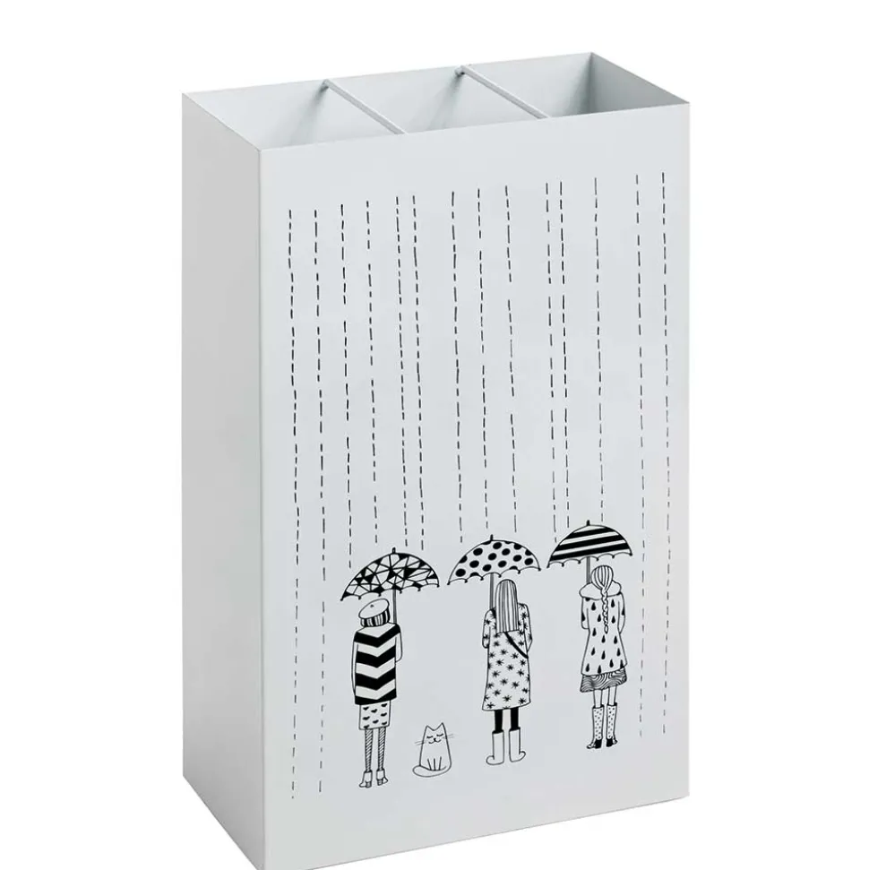 48 cm Hoher Schirmständer in Weiß - Morian