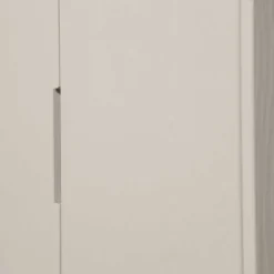 149 cm hoher Schrank in Hellgrau - Lergavano