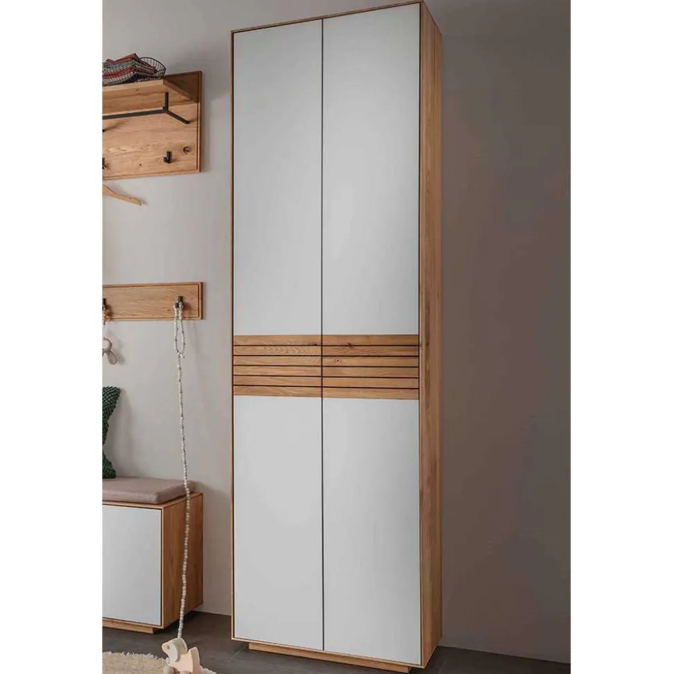 200 cm hoher Schuhschrank mit Doppeltür - Zonga