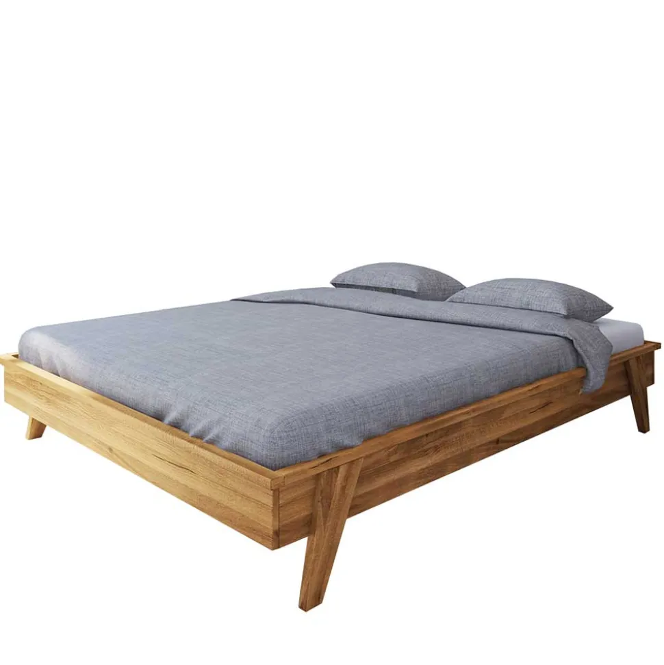 190 cm kurzes Doppelbett aus Holz - Hardus