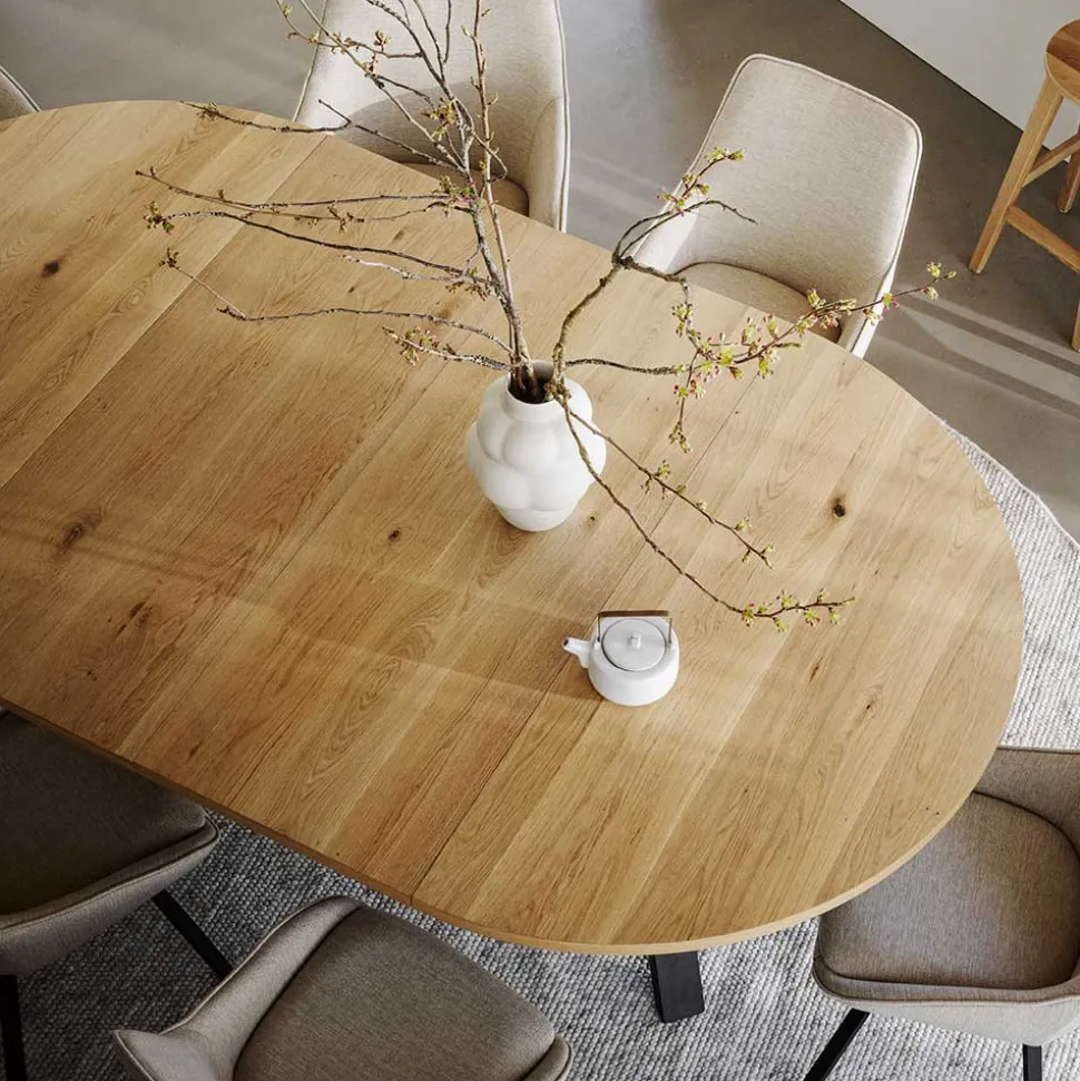 135 cm runder Esstisch in modernem Design - Mocima