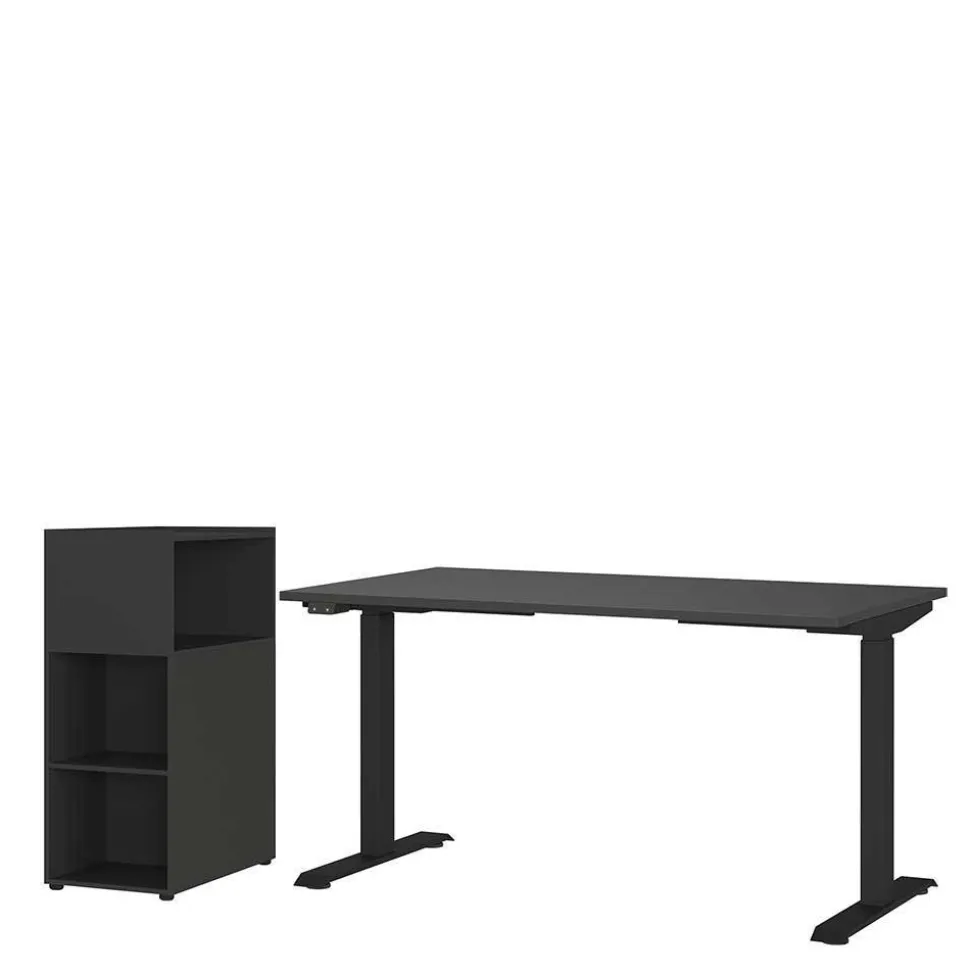 160 cm Schreibtisch & Regal Kombi - Tila (zweiteilig)