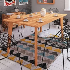 80 cm tiefer Kernbuche Esstisch geölt - Junola