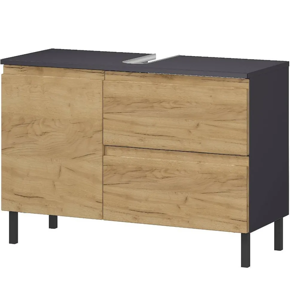 80 cm Waschbeckenschrank in Wildeiche NB - Vignus