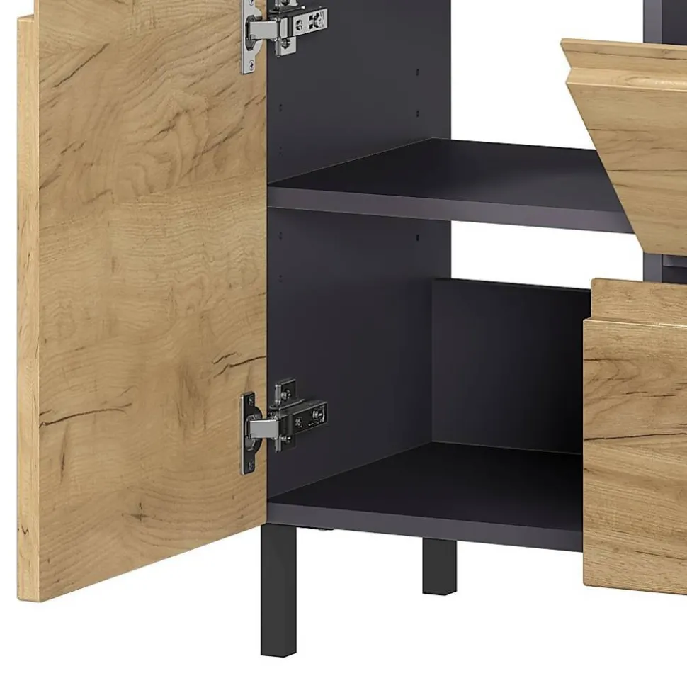 80 cm Waschbeckenschrank in Wildeiche NB - Vignus