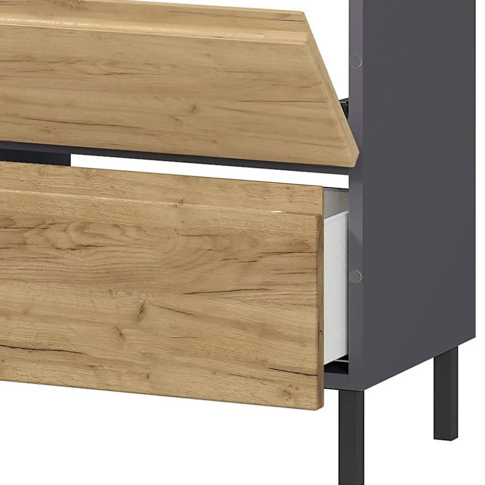 80 cm Waschbeckenschrank in Wildeiche NB - Vignus