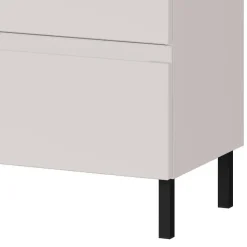 80 cm Waschbeckenschrank in Hellgrau - Dadra