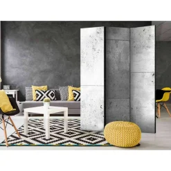 3 Elemente Paravent Sichtschutz Betonwand - Gremas