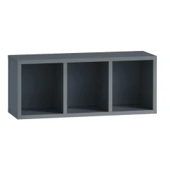 3 Fächer Badregal in Petrol Blau - Matrera