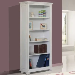 5 Fächer Regal in Antikweiß - Vicina