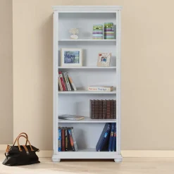 5 Fächer Regal in Antikweiß - Vicina