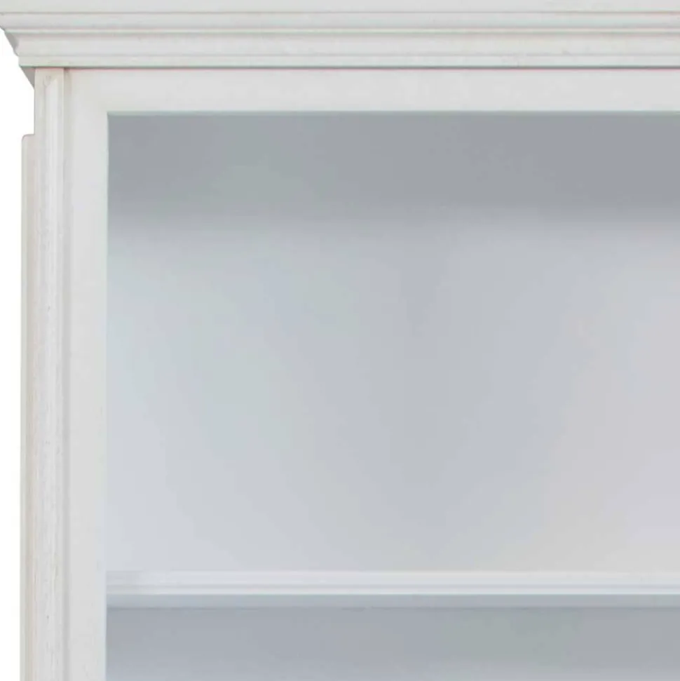 5 Fächer Regal in Antikweiß - Vicina