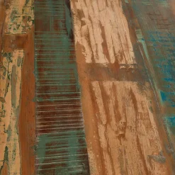 5 Größen Shabby Esstisch aus buntem Altholz - Velanzia