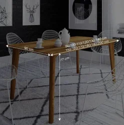 12 Größen Wildeiche Esstisch geölt - Eavy