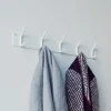 5 Haken Garderobenleiste aus Stahl - Malinsia