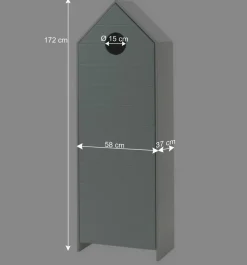 4 Kinderzimmer Schränke & Regal - Indefiva (fünfteilig)