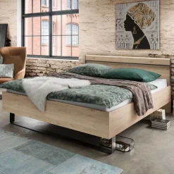 4 Längen Doppelbett mit Beleuchtung LED - Licruva II