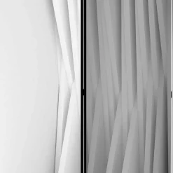 2,25 m breiter Paravent mit abstraktem Muster - Emrada