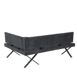 3 Personen Eckbank in Anthrazit - Pricenta