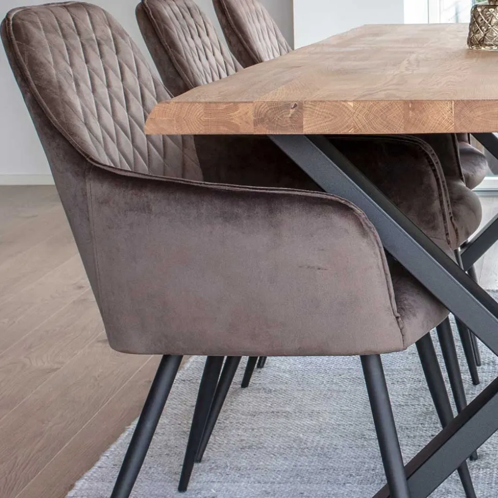 6 Personen Essgruppe mit Armlehnstühlen - Frastiva (siebenteilig)