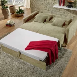 2 Personen Funktionssofa in Beige - Victoria