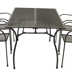 6 Personen Gartentischgruppe Set - Tyago (siebenteilig)