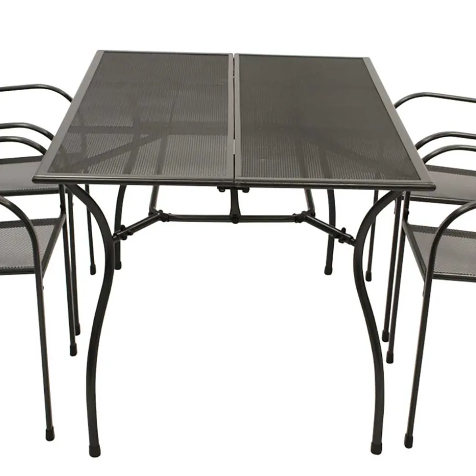 6 Personen Gartentischgruppe Set - Tyago (siebenteilig)