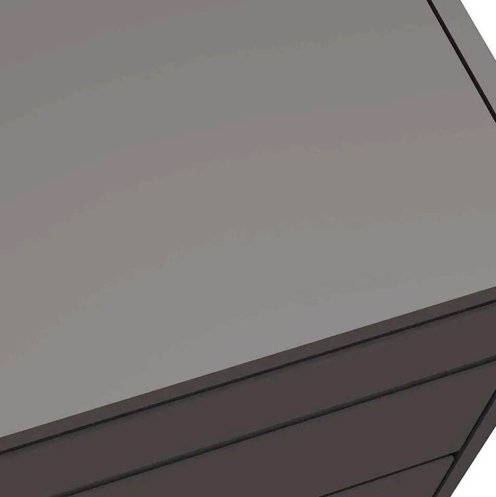 4 Schubladen Hochkommode mit Spiegel klappbar - Bathford