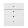 4 Schubladen Kommode mit Metallgriffen - Flinn