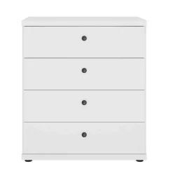 4 Schubladen Kommode mit Metallgriffen - Flinn