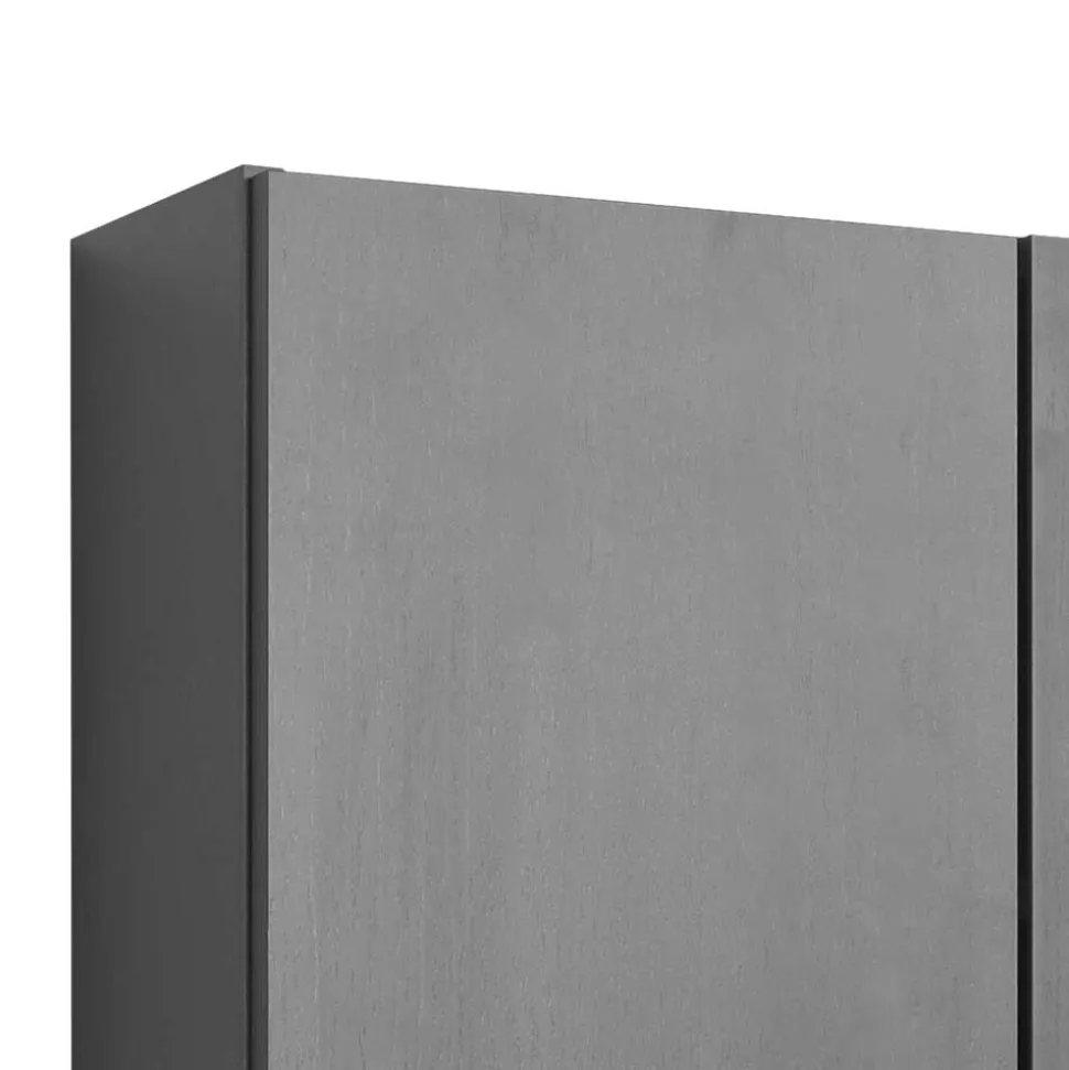 2 türiger Bad Hängeschrank in Grau - Juventuda